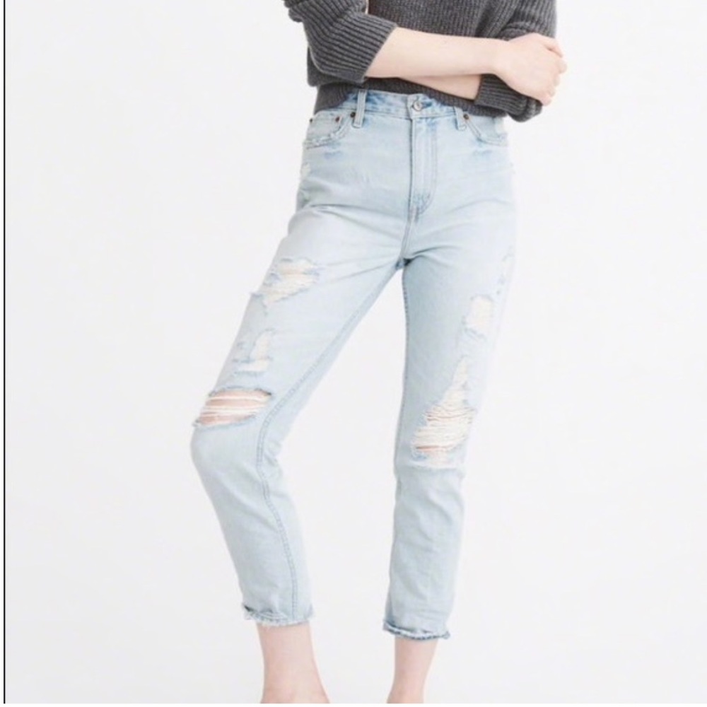 Abercrombie Annie High Rise Girlfriend Jeans